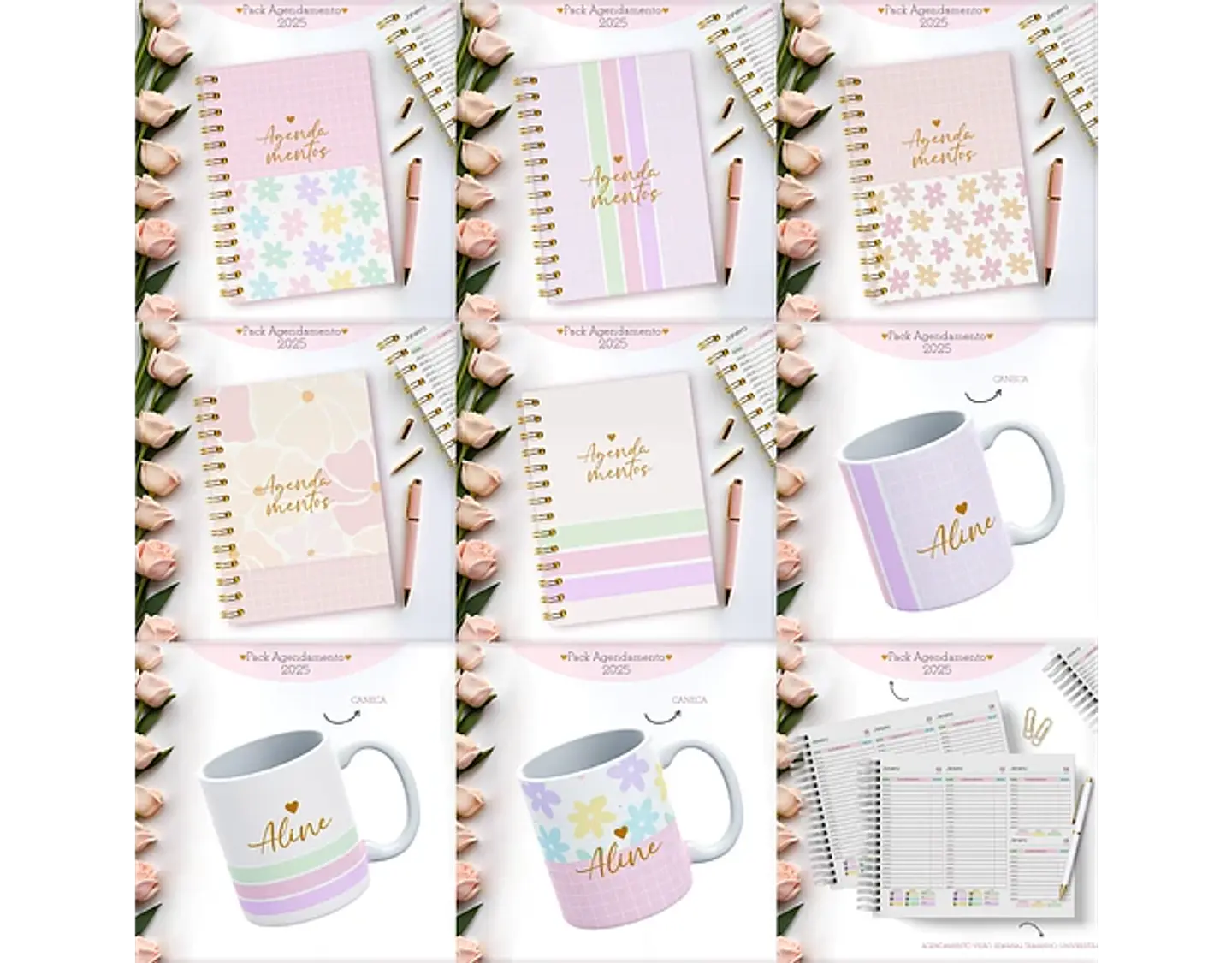 Arquivo Pack Agendamentos Feminino 2025 - Lina 2