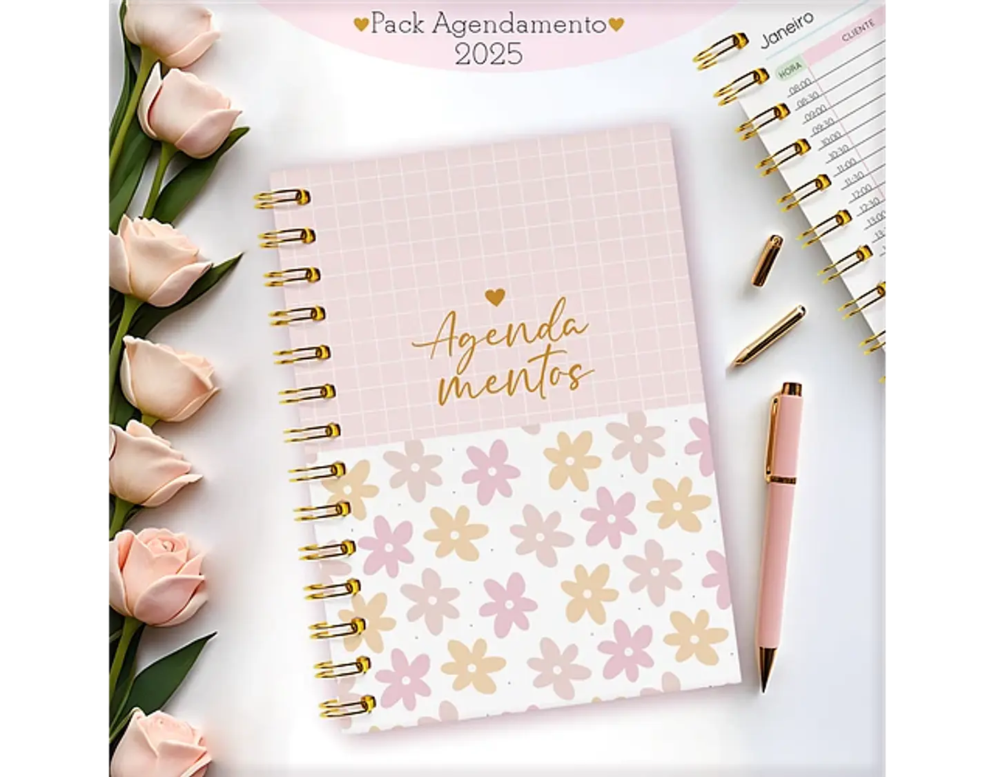 Arquivo Pack Agendamentos Feminino 2025 - Lina 3