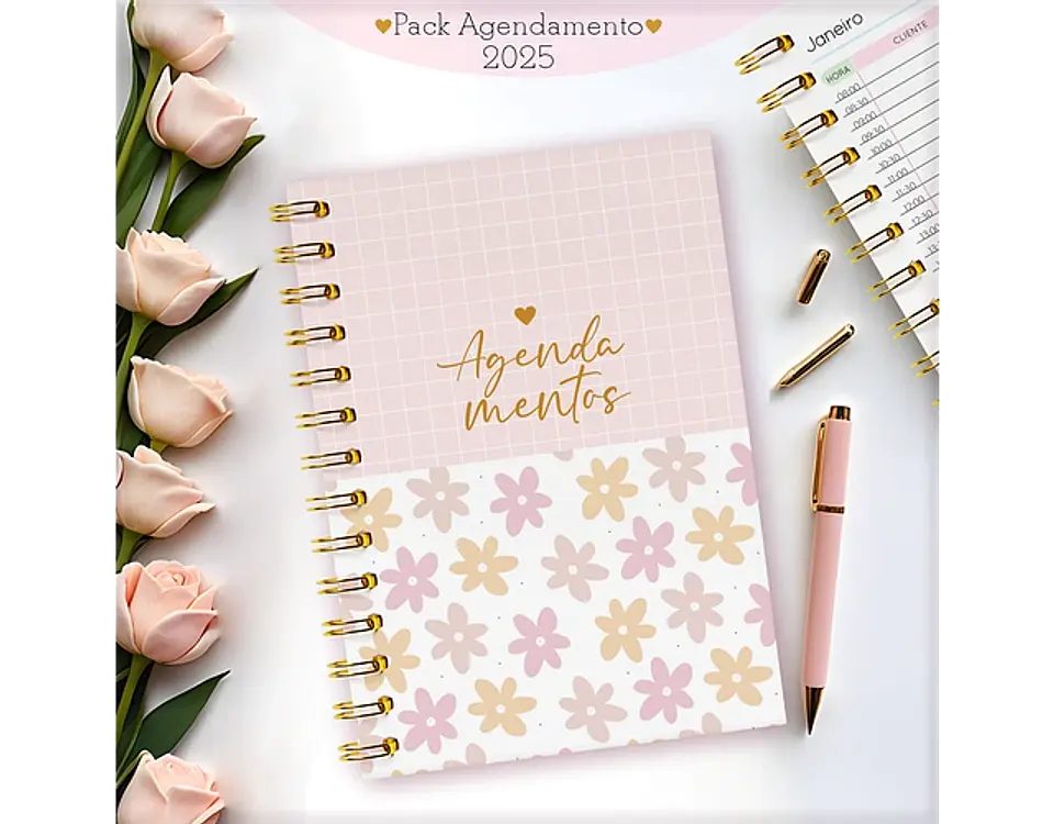 Arquivo Pack Agendamentos Feminino 2025 - Lina 3