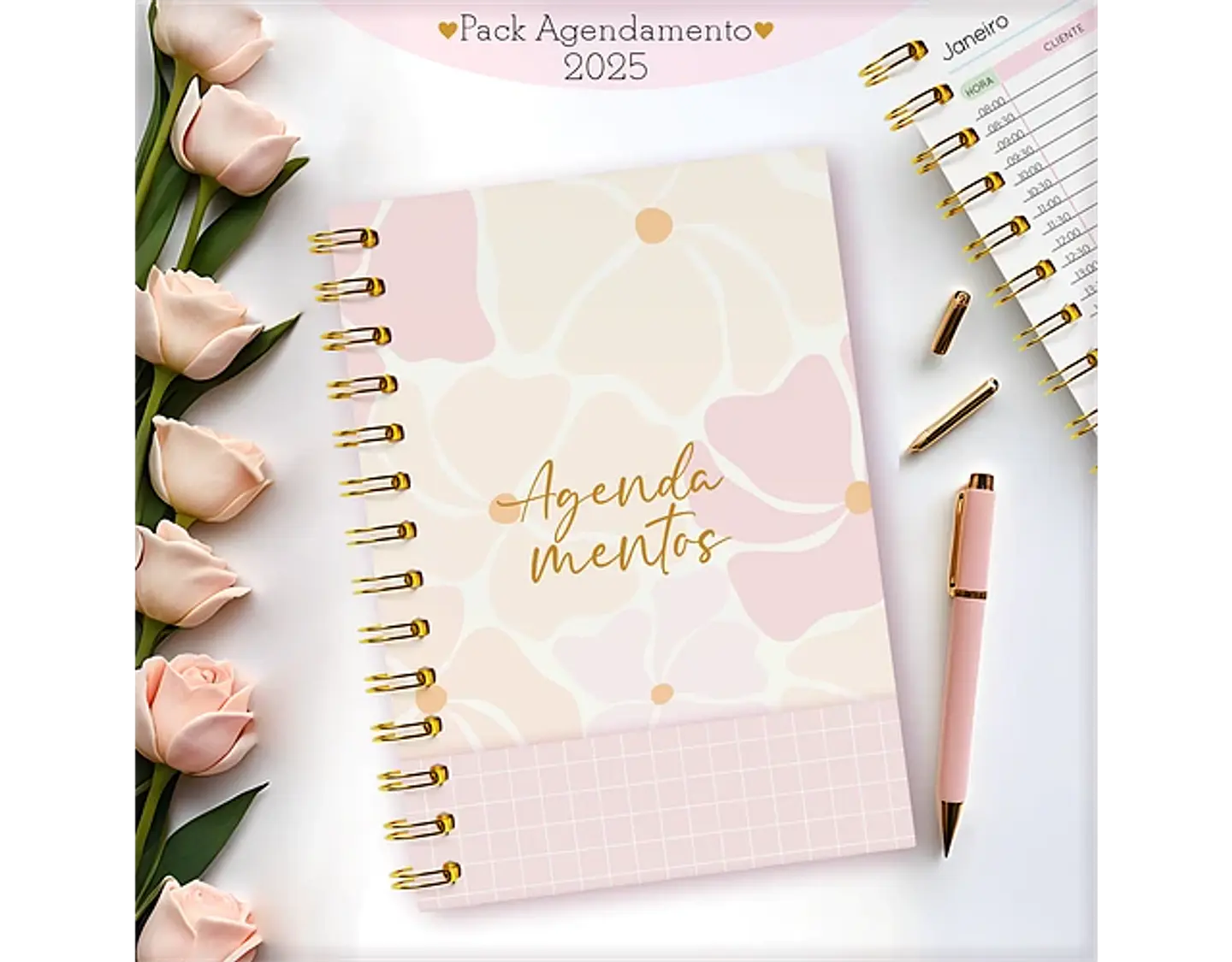 Arquivo Pack Agendamentos Feminino 2025 - Lina 4