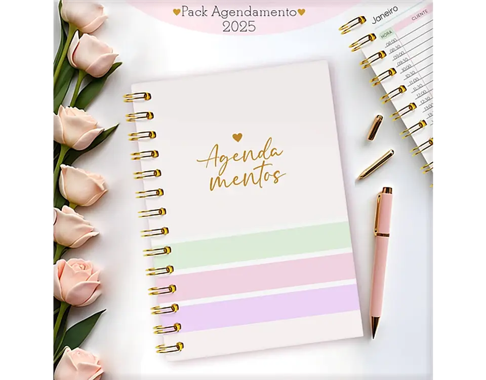 Arquivo Pack Agendamentos Feminino 2025 - Lina 5