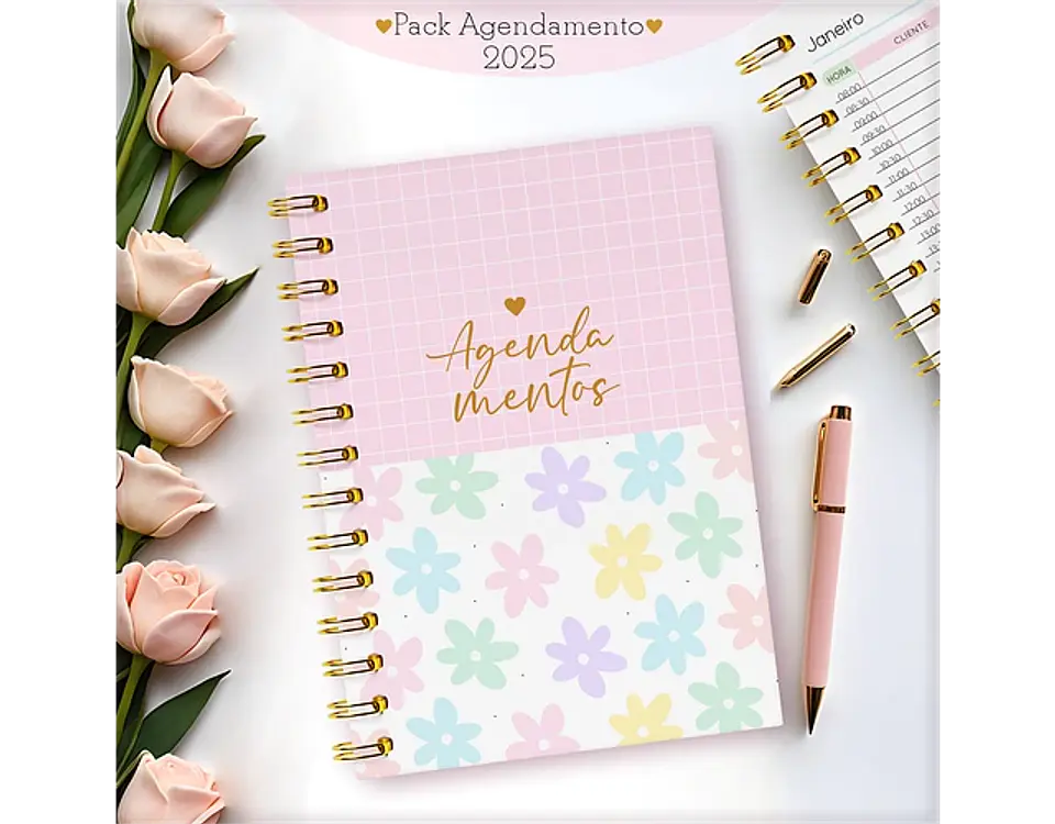 Arquivo Pack Agendamentos Feminino 2025 - Lina 6
