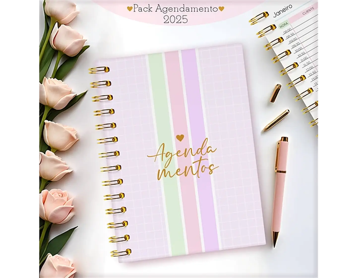 Arquivo Pack Agendamentos Feminino 2025 - Lina 7