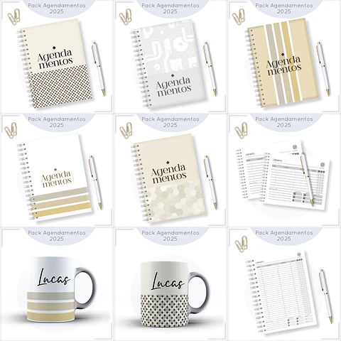Arquivo Pack Agendamento Masculino 2025 - LINA