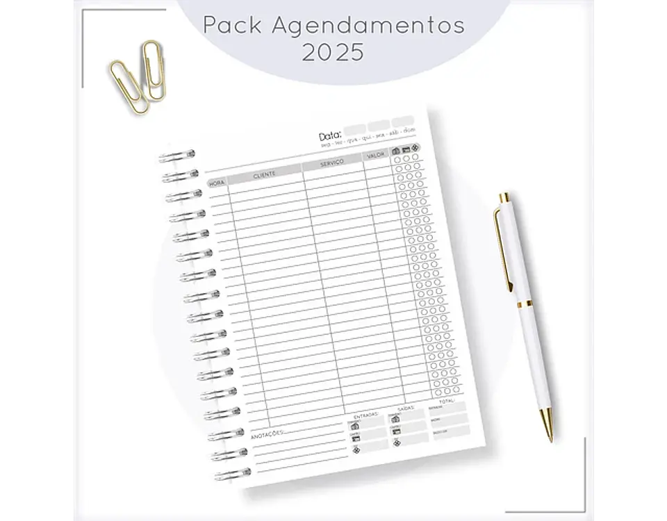 Arquivo Pack Agendamento Masculino 2025 - LINA 12