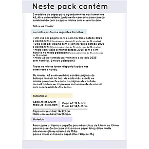 Arquivo Pack Agendamento Masculino 2025 - LINA