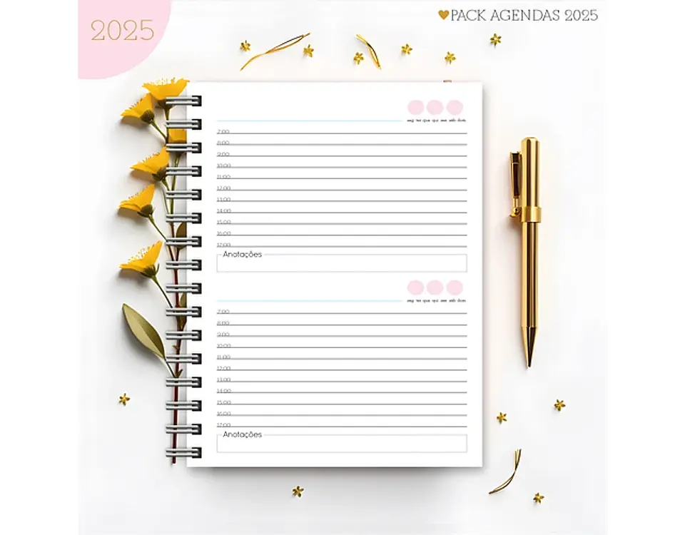 Arquivo Pack Agendas Feminina Candy 2025 - Lina 12