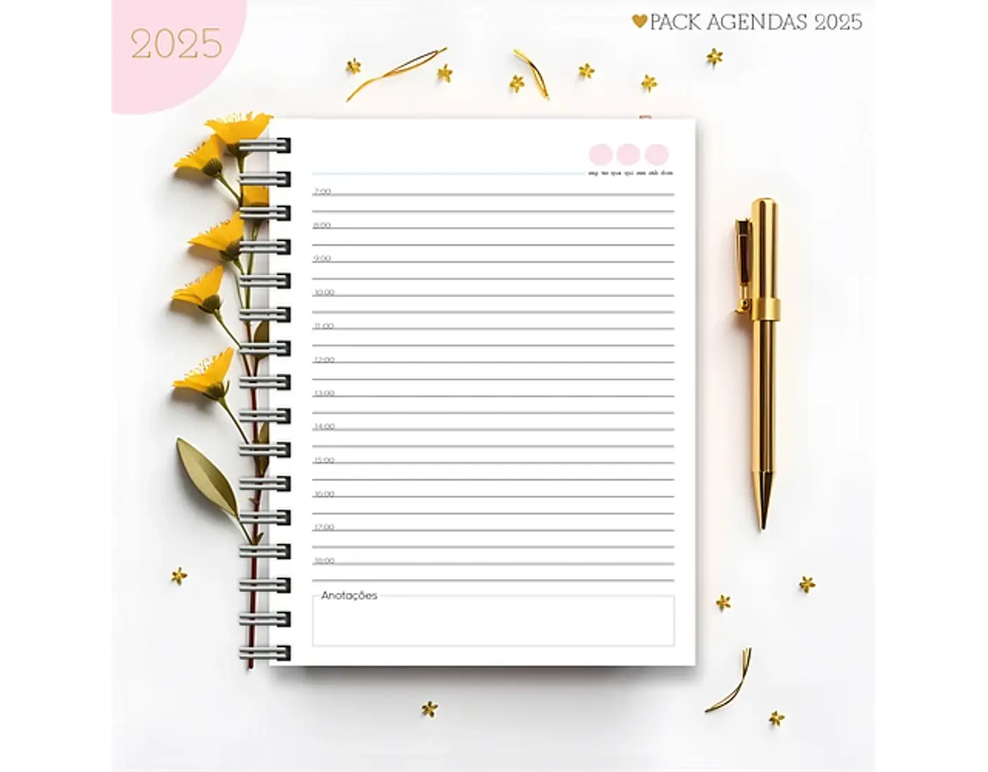 Arquivo Pack Agendas Feminina Candy 2025 - Lina 15
