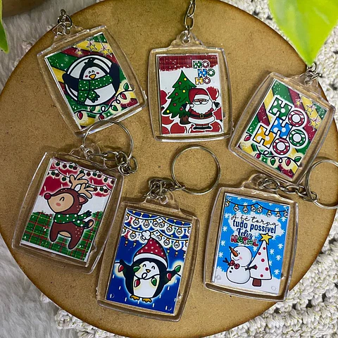 Arquivo de Corte Chaveiro Natal