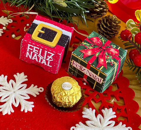 Arquivo Natal Caixinha 1 doce - Ilustracin