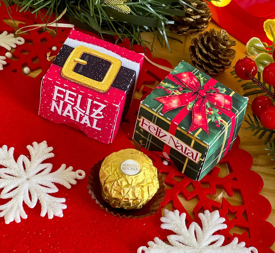 Arquivo Natal Caixinha 1 doce - Ilustracin 1