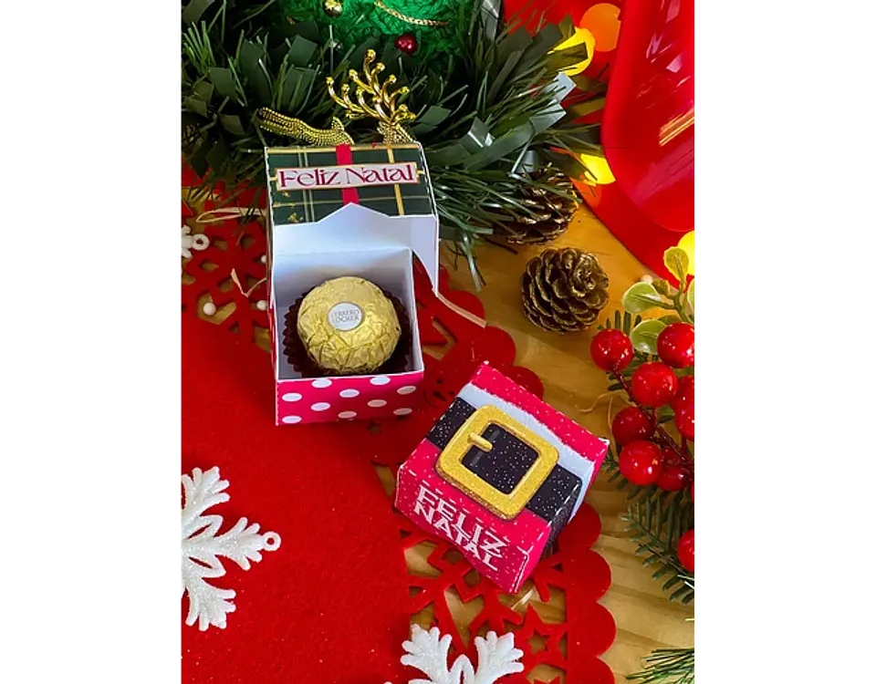 Arquivo Natal Caixinha 1 doce - Ilustracin 2
