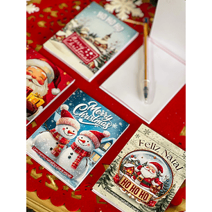 Arquivo Natal Bloquinho 10x7 - Ilustracin