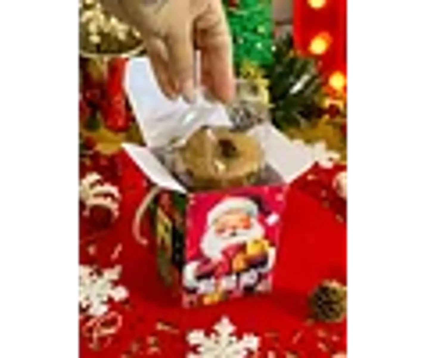 Arquivo Natal Caixa Mini Panetone Box com Alça - Ilustracin 4