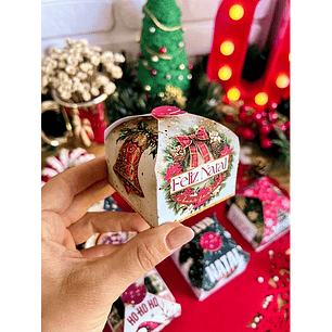 Arquivo Natal Caixinha Bombom Tampa Encaixe - Ilustracin