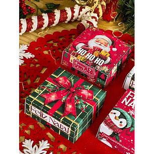 Arquivo Natal Caixinha 4 Doces - Ilustracin