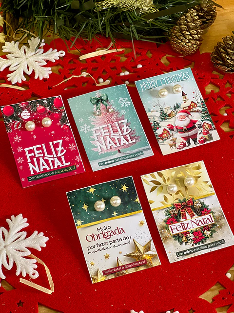 Arquivo Natal Card Brinco - Ilustracin