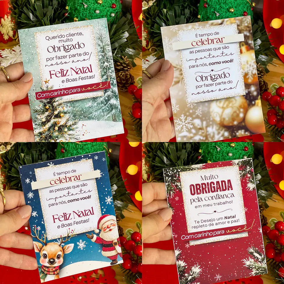 Arquivo Natal Card Agradecimento - Ilustracin 1