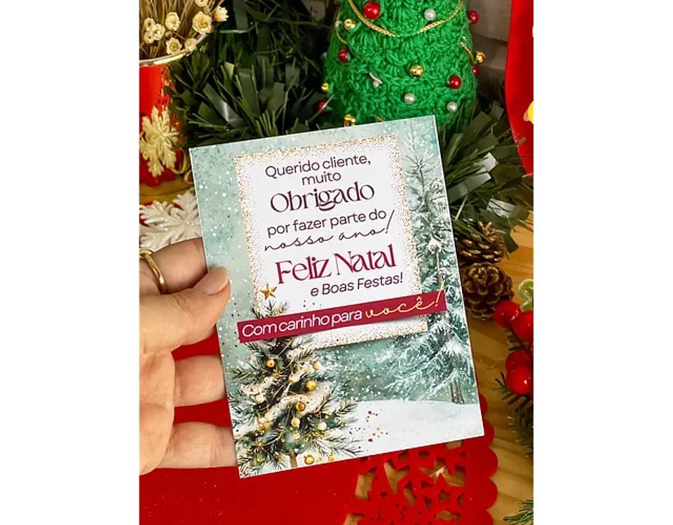 Arquivo Natal Card Agradecimento - Ilustracin 5