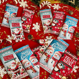 Arquivo Natal Chocolate 80g e Kit kat - Ilustracin