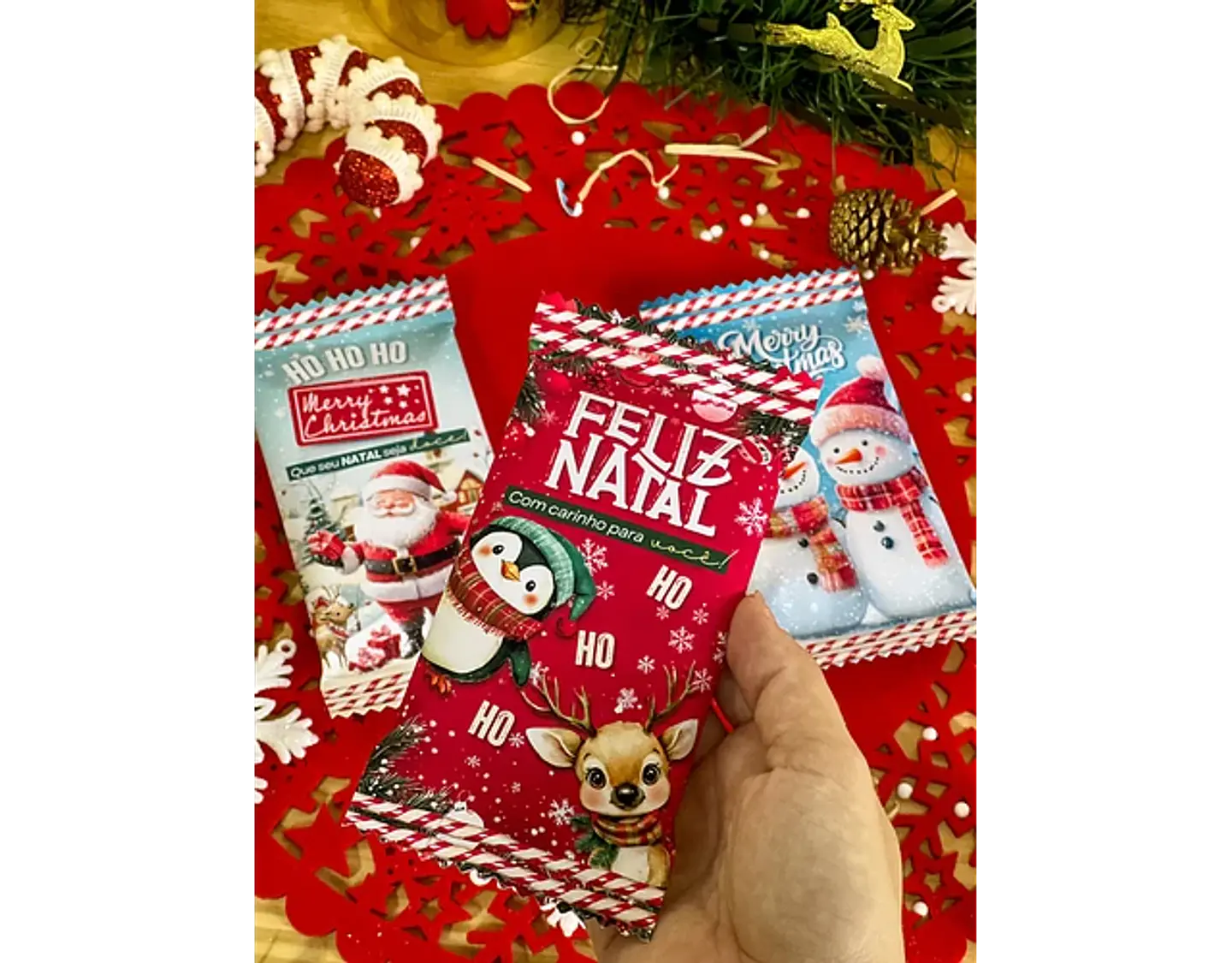 Arquivo Natal Chocolate 80g e Kit kat - Ilustracin 2