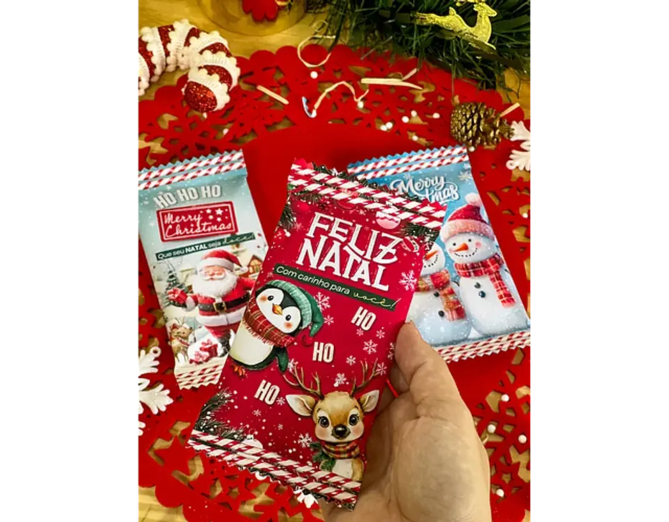 Arquivo Natal Chocolate 80g e Kit kat - Ilustracin 2