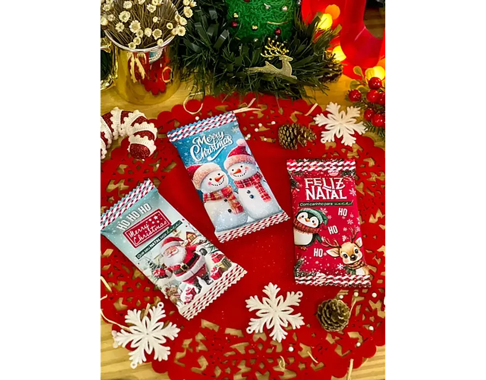 Arquivo Natal Chocolate 80g e Kit kat - Ilustracin 3
