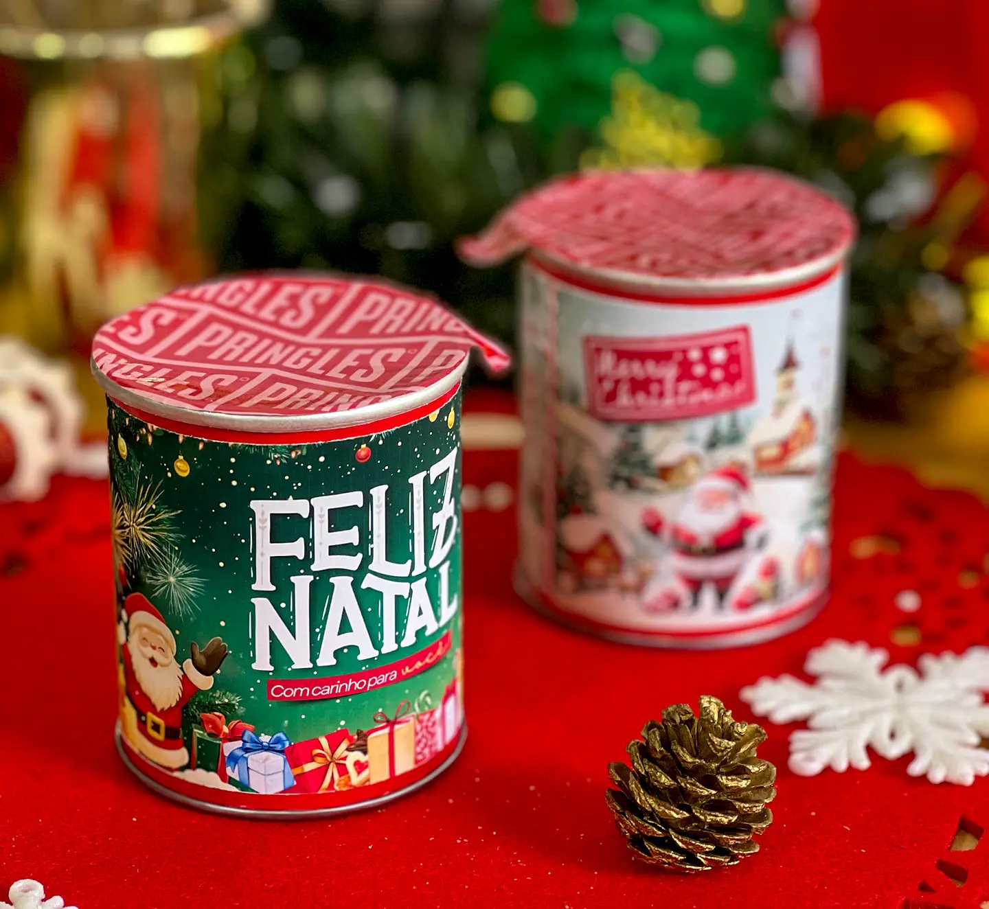 Arquivo Natal Rótulo para Mini Pringles - Ilustracin 1