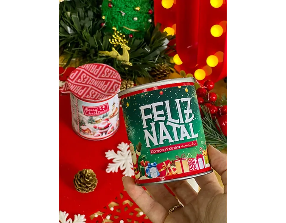 Arquivo Natal Rótulo para Mini Pringles - Ilustracin 3