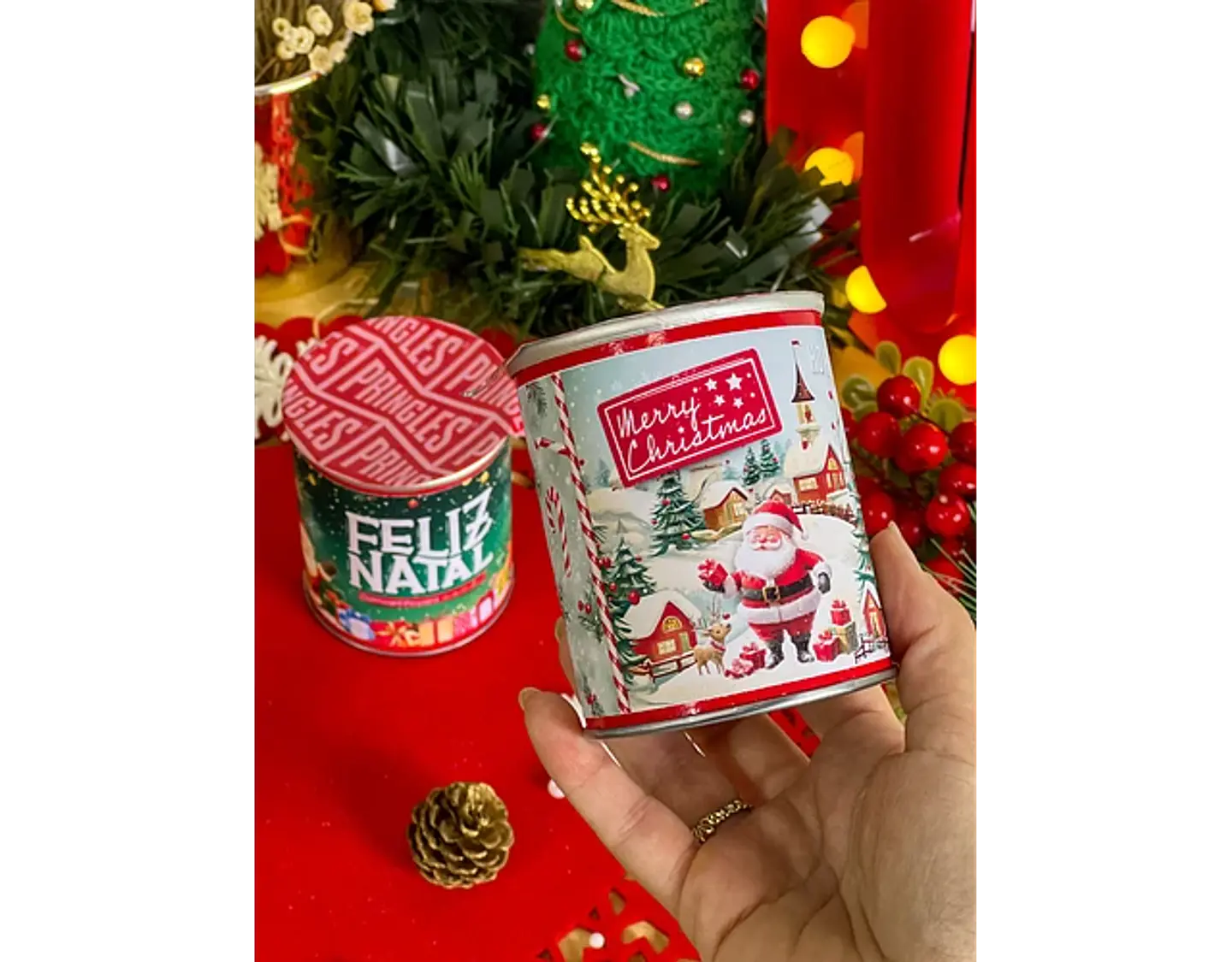 Arquivo Natal Rótulo para Mini Pringles - Ilustracin 4