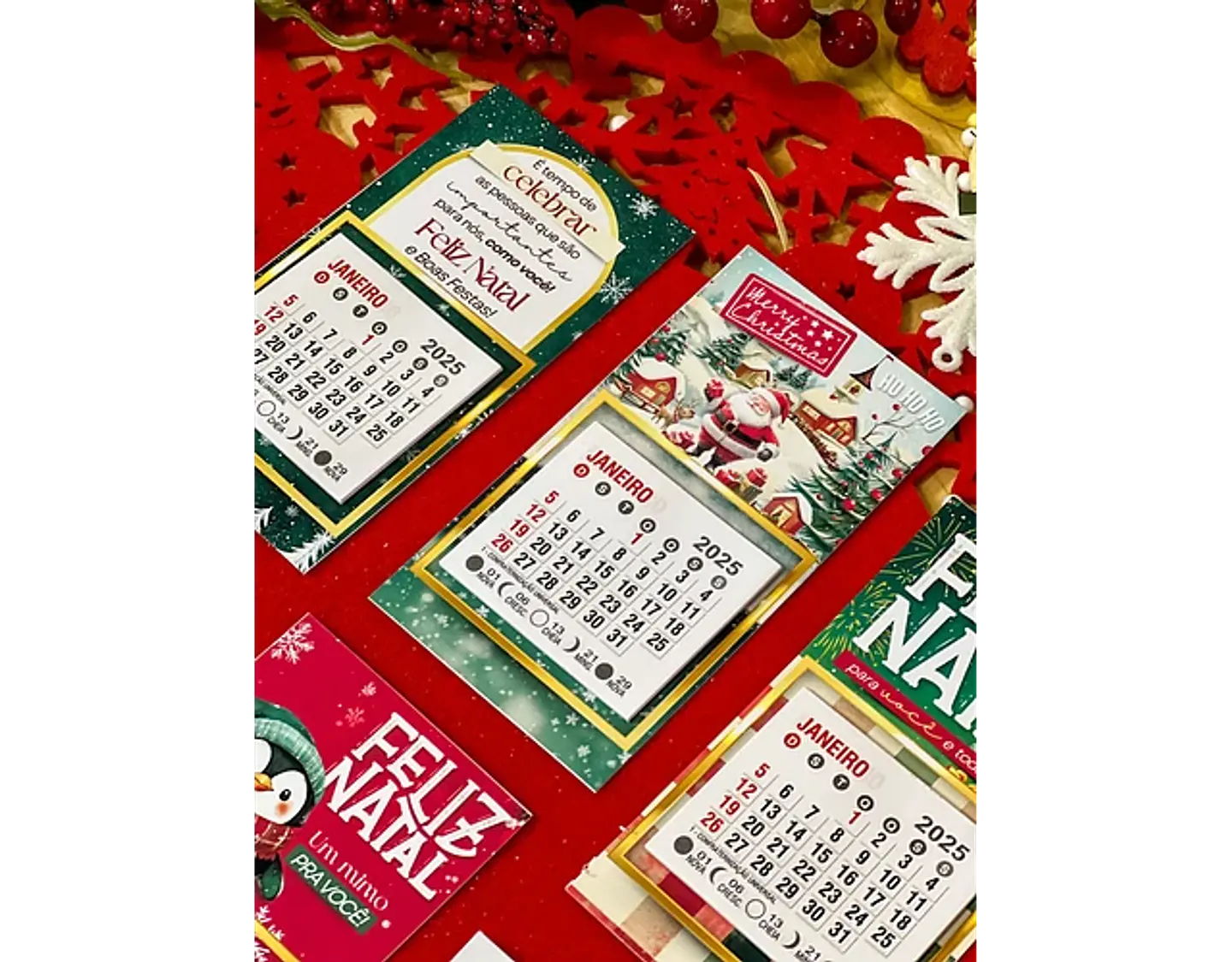 Arquivo Natal Tag Mini Calendário - Ilustracin 2