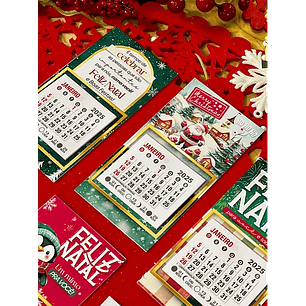 Arquivo Natal Tag Mini Calendário - Ilustracin