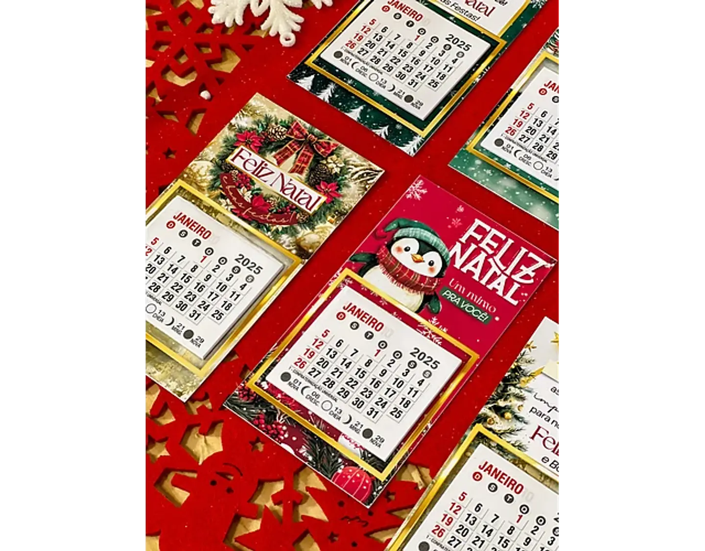 Arquivo Natal Tag Mini Calendário - Ilustracin 3
