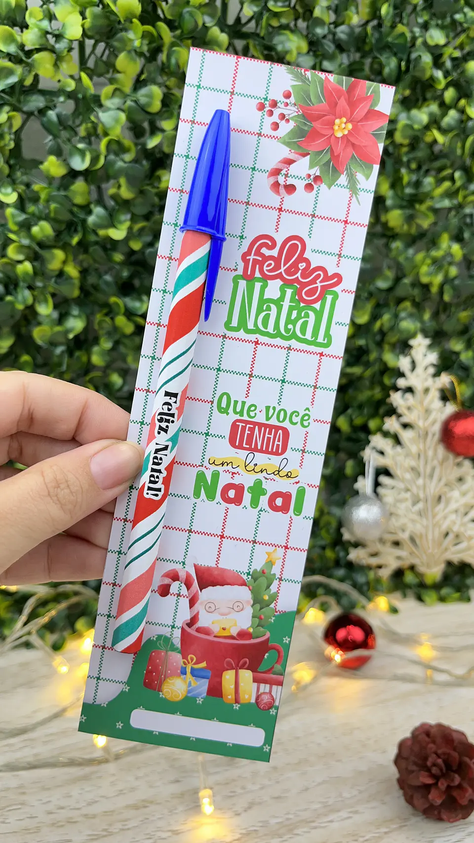 Arquivo Card Caneta e Lapis Natal 2
