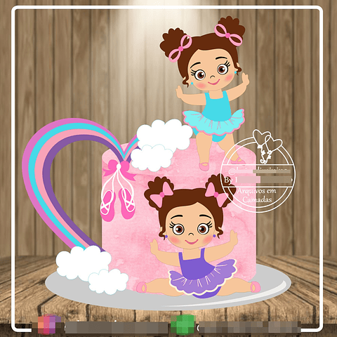 Arquivo de Corte Topo Bailarina Baby