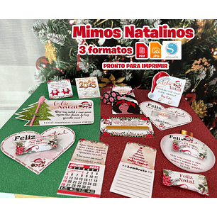 Arquivo Natal Mimos Combo Completo - fadinha faz arte