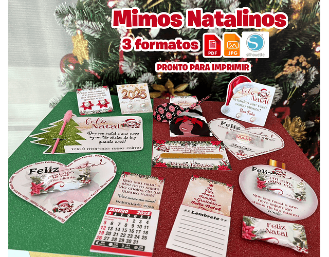 Arquivo Natal Mimos Combo Completo - fadinha faz arte