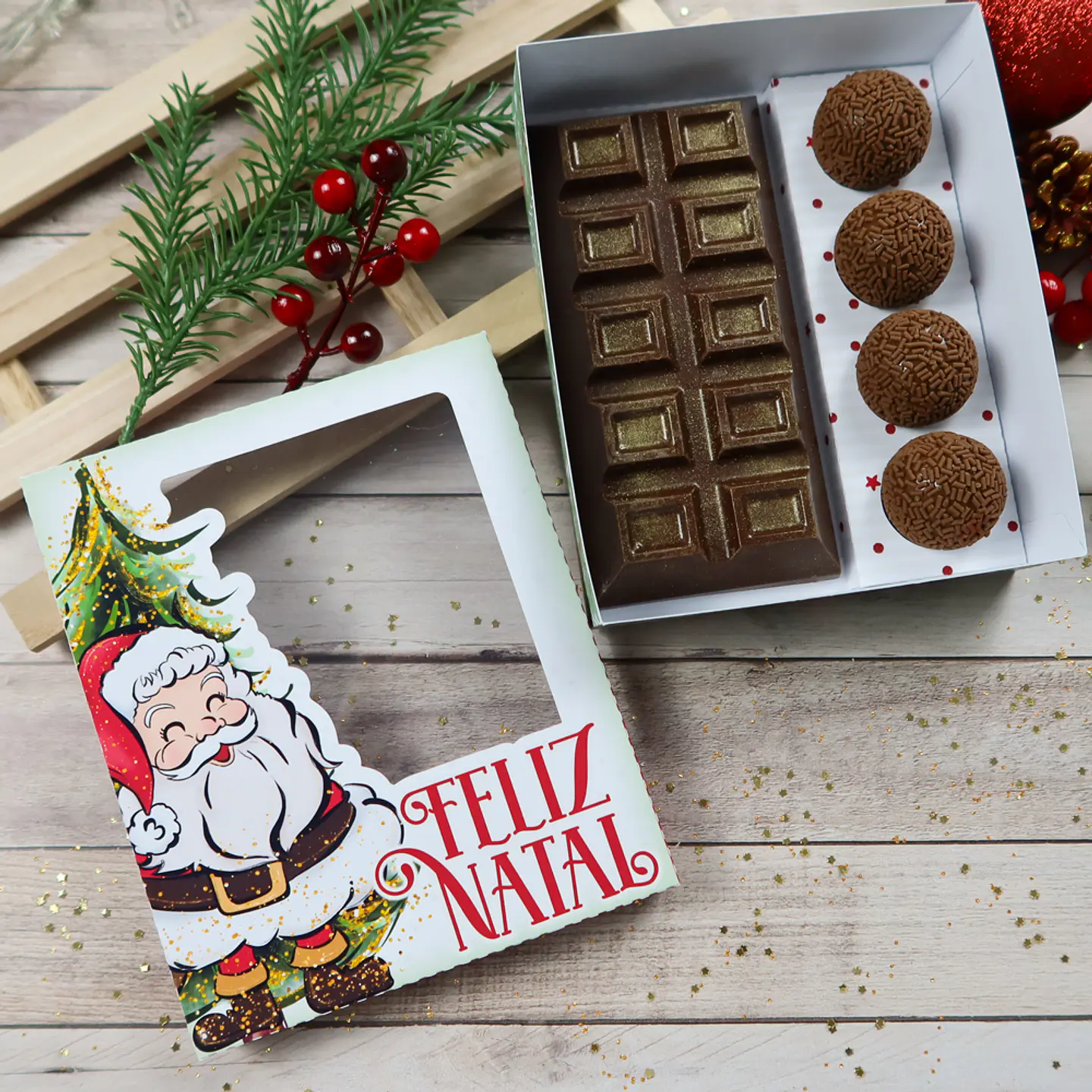 Arquivo de Corte Caixas Doces Natal 3