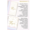 Arquivo Mini Planner Combo A6 Candy - Lina