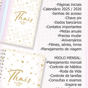 Arquivo Mini Planner Combo A6 Candy - Lina