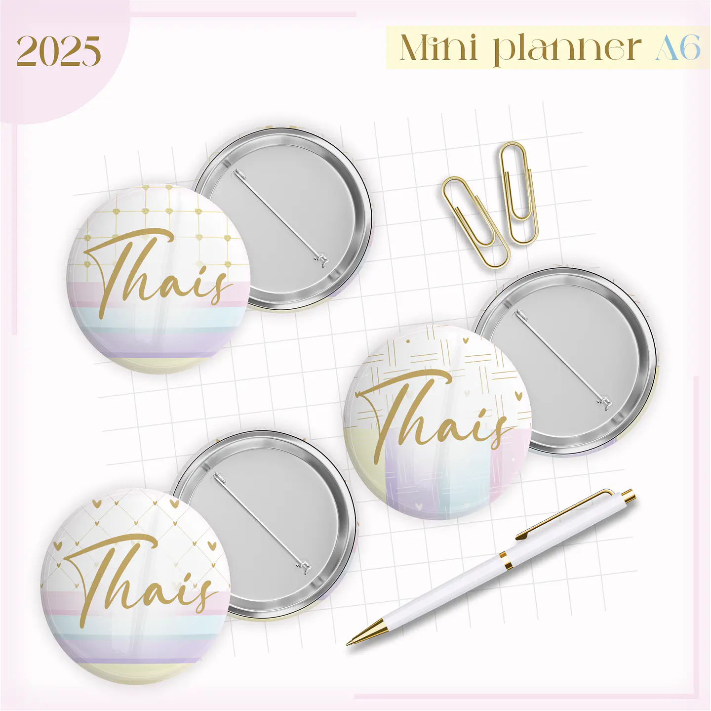 Arquivo Mini Planner Combo A6 Candy - Lina 4