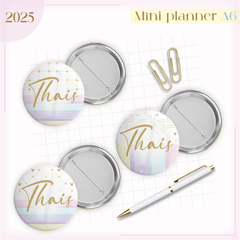 Arquivo Mini Planner Combo A6 Candy - Lina 4