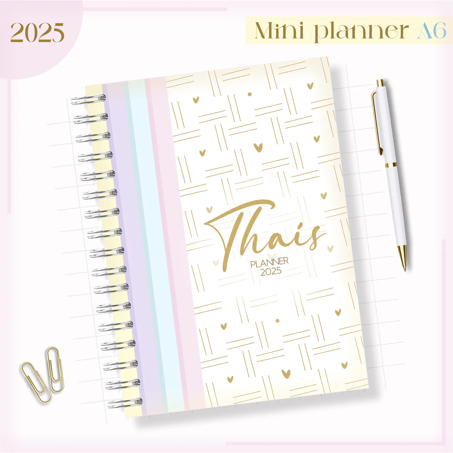 Arquivo Mini Planner Combo A6 Candy - Lina 16