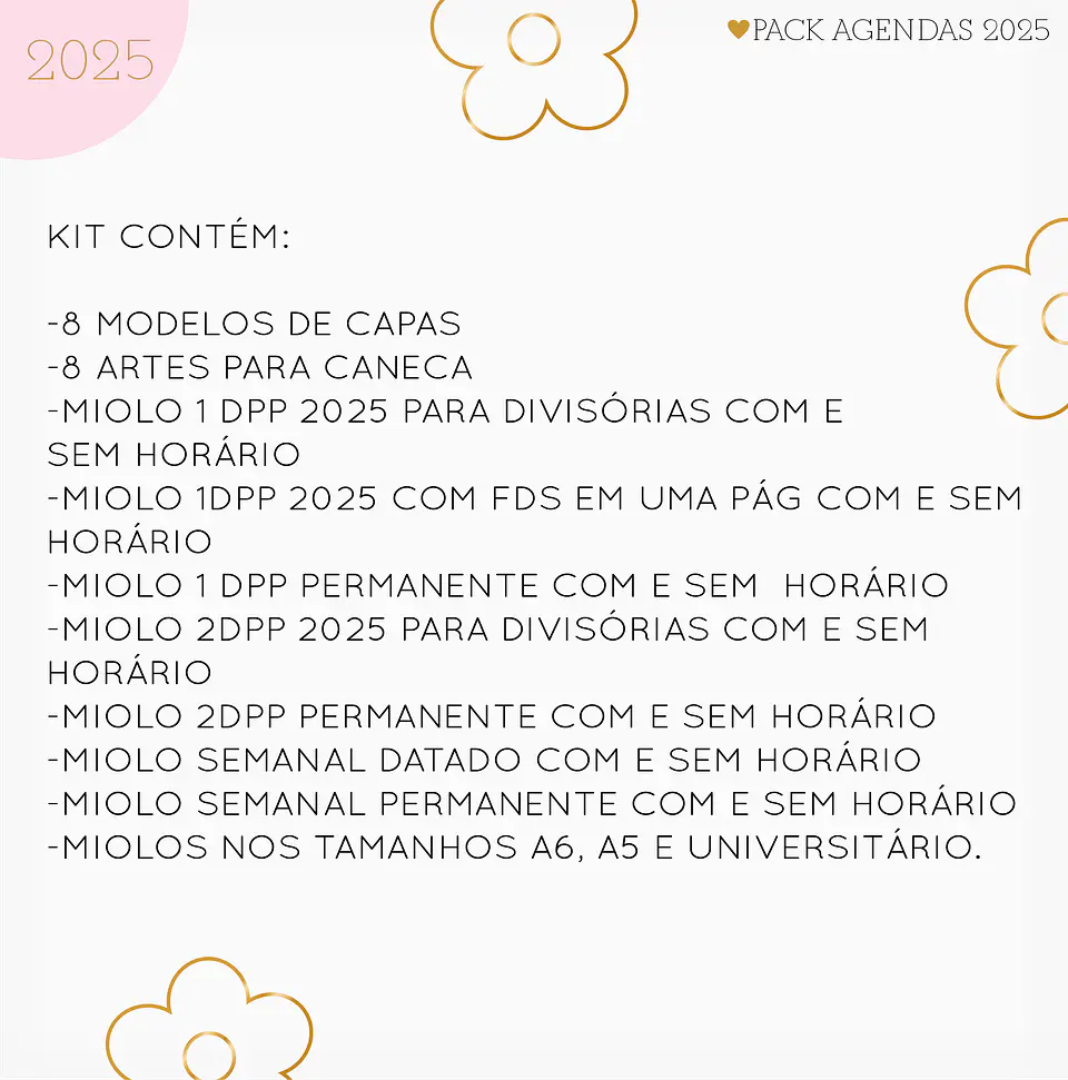 Arquivo Agendas Masculinas Combo 2025 - Lina 4