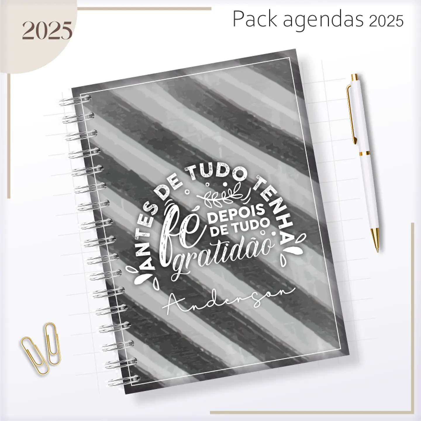 Arquivo Agendas Masculinas Combo 2025 - Lina 6