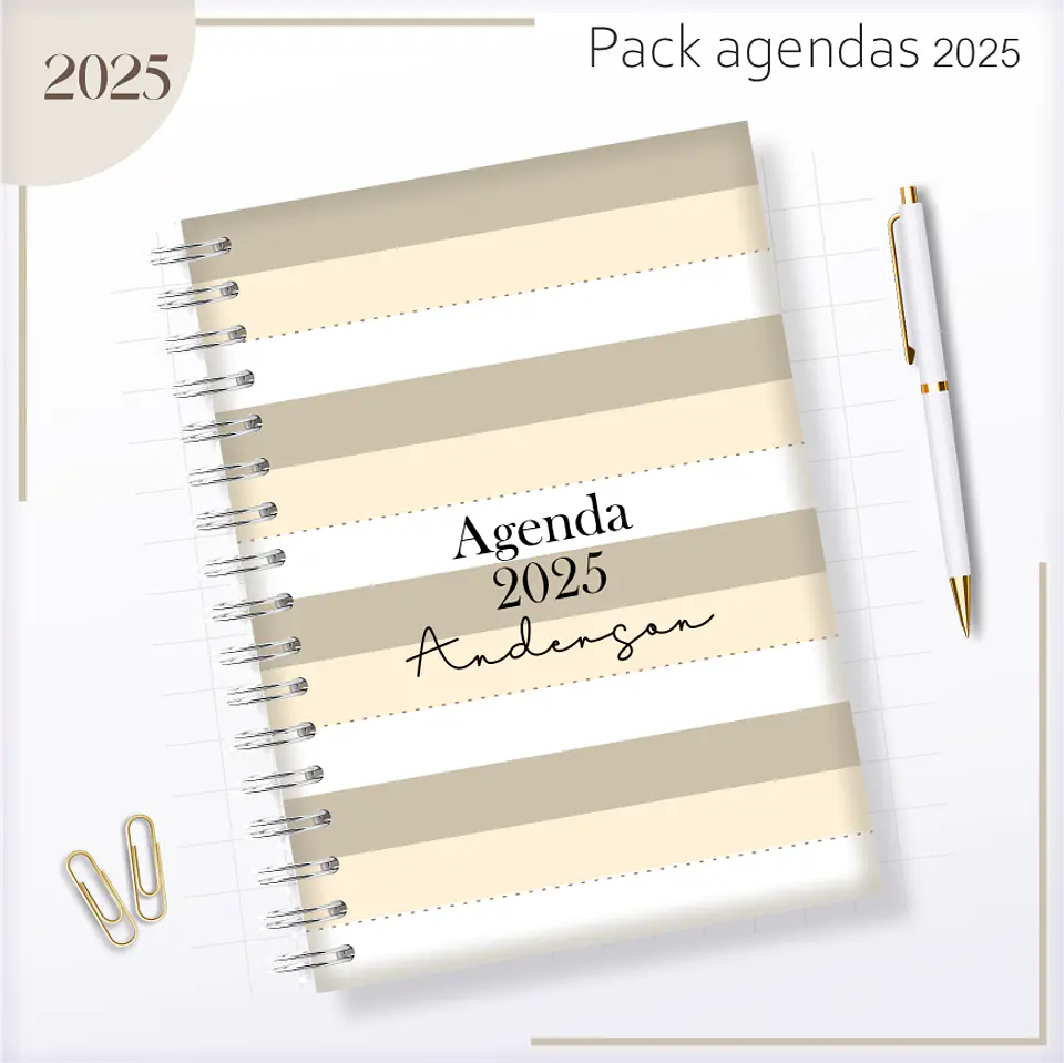 Arquivo Agendas Masculinas Combo 2025 - Lina 7