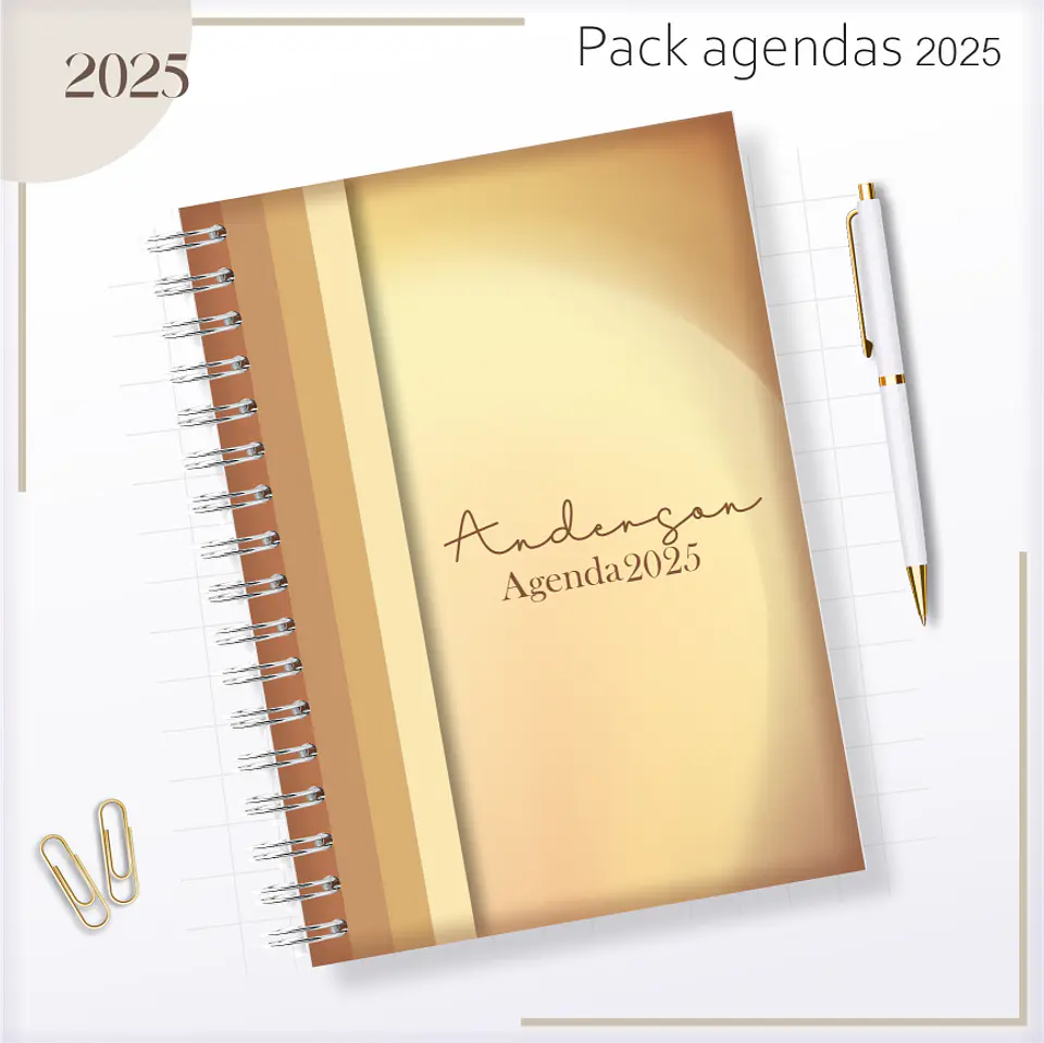Arquivo Agendas Masculinas Combo 2025 - Lina 18