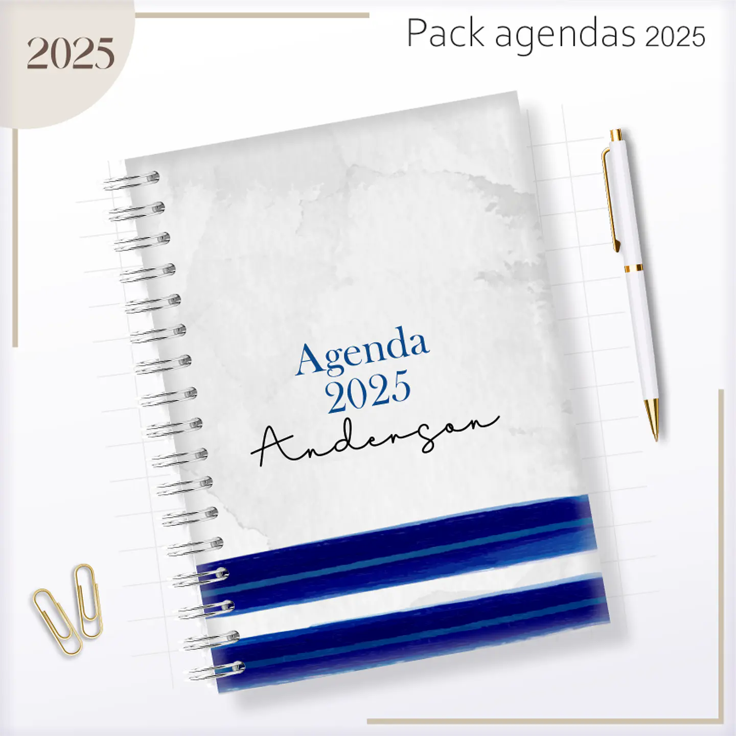 Arquivo Agendas Masculinas Combo 2025 - Lina 24