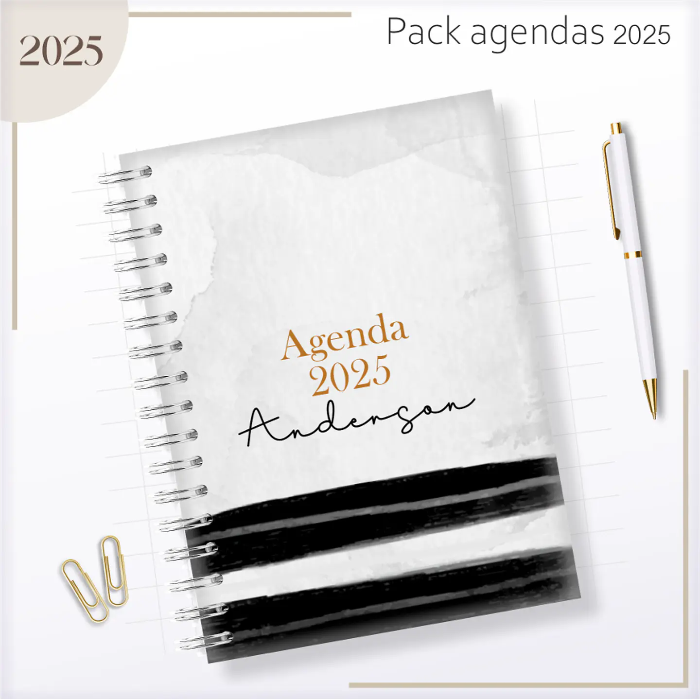 Arquivo Agendas Masculinas Combo 2025 - Lina 26