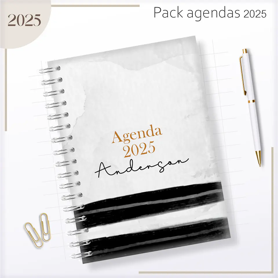Arquivo Agendas Masculinas Combo 2025 - Lina 26